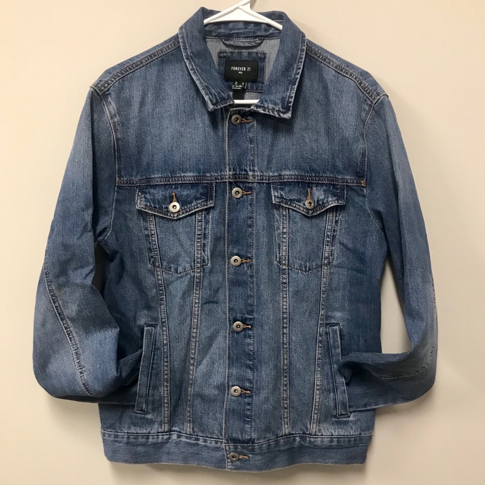 Forever 21 Men’s Denim Jean Jacket